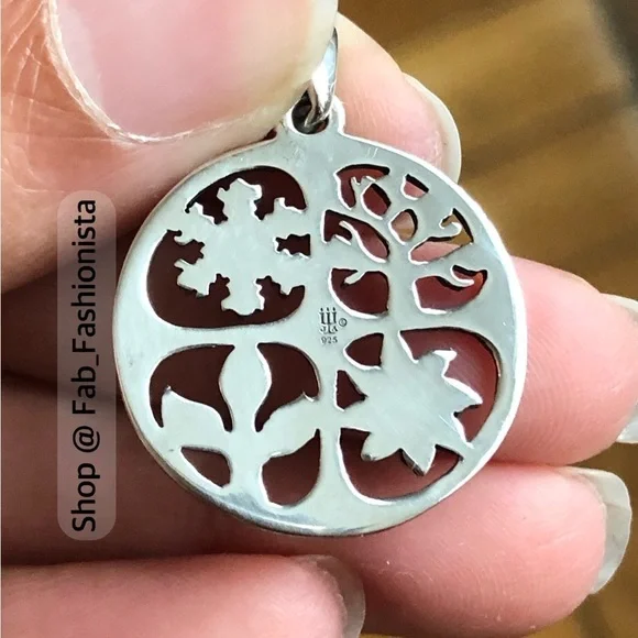 James Avery Four Seasons sterling silver retired pendant